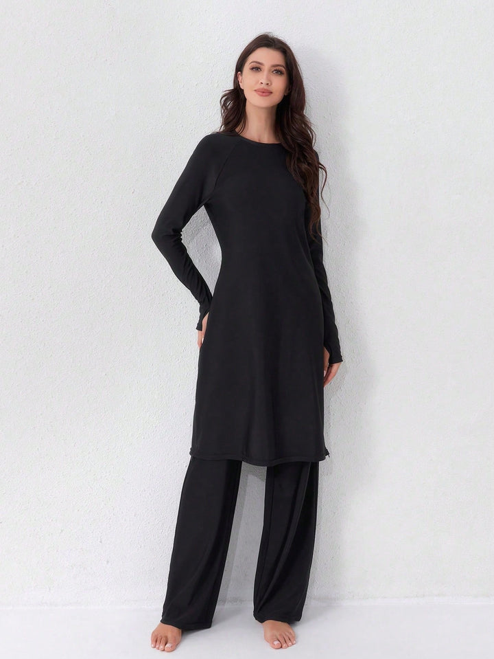 Costum de baie SHEIN, negru