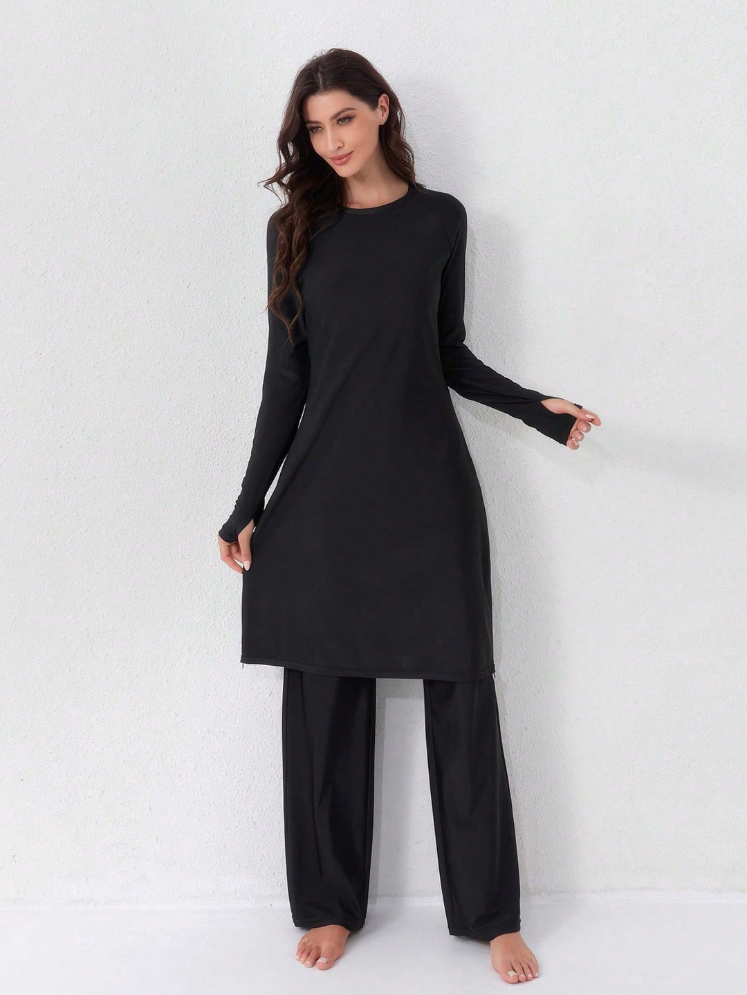 Costum de baie SHEIN, negru