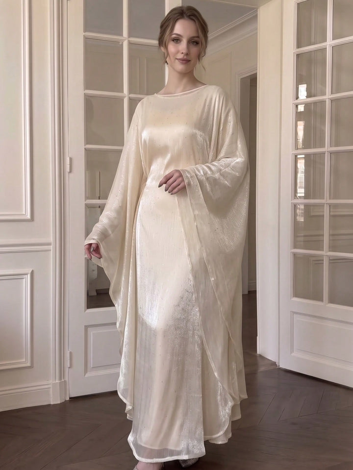 Set caftan și jalabiya SHEIN, portocaliu