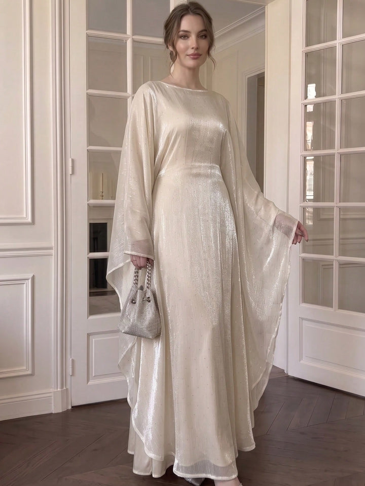 Set caftan și jalabiya SHEIN, portocaliu