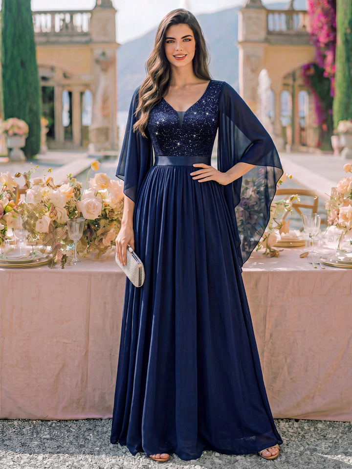 Rochie maxi SHEIN, albastru