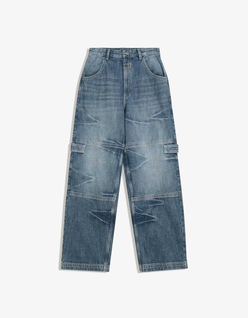 Farmer BERSHKA, kék
