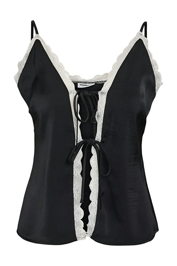 NOISY MAY top, fekete