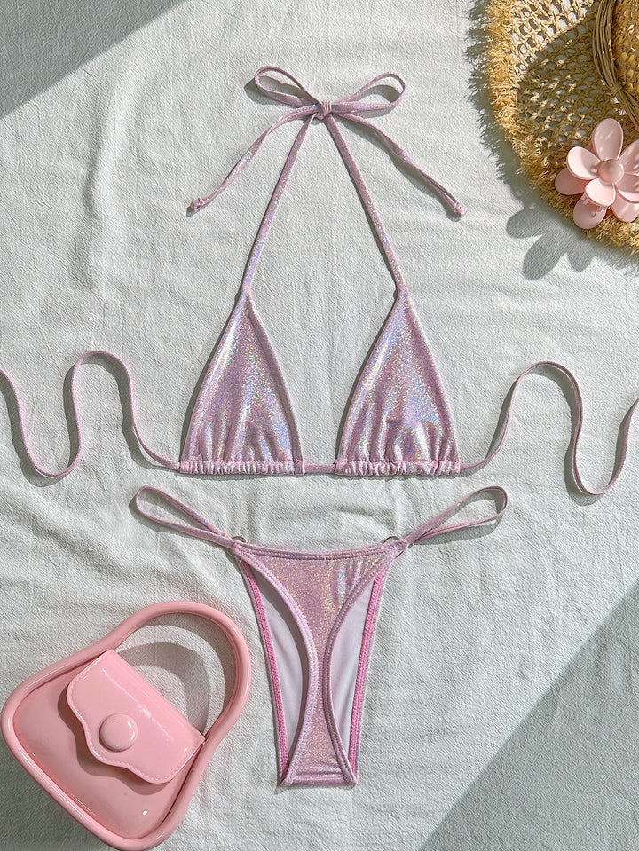 Set bikini SHEIN, roz
