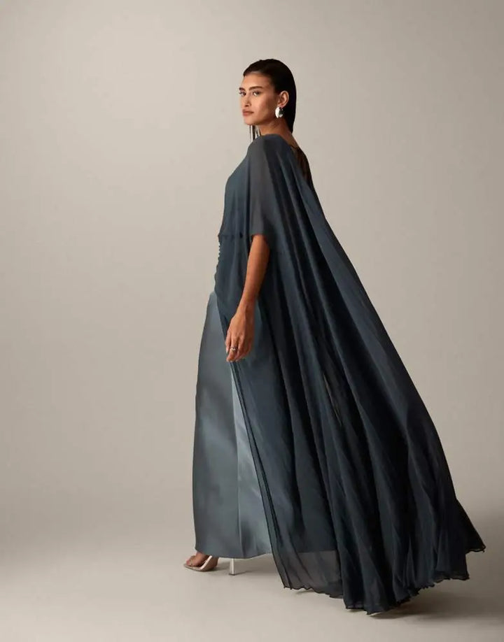 Rochie maxi ARRANGE, albastru