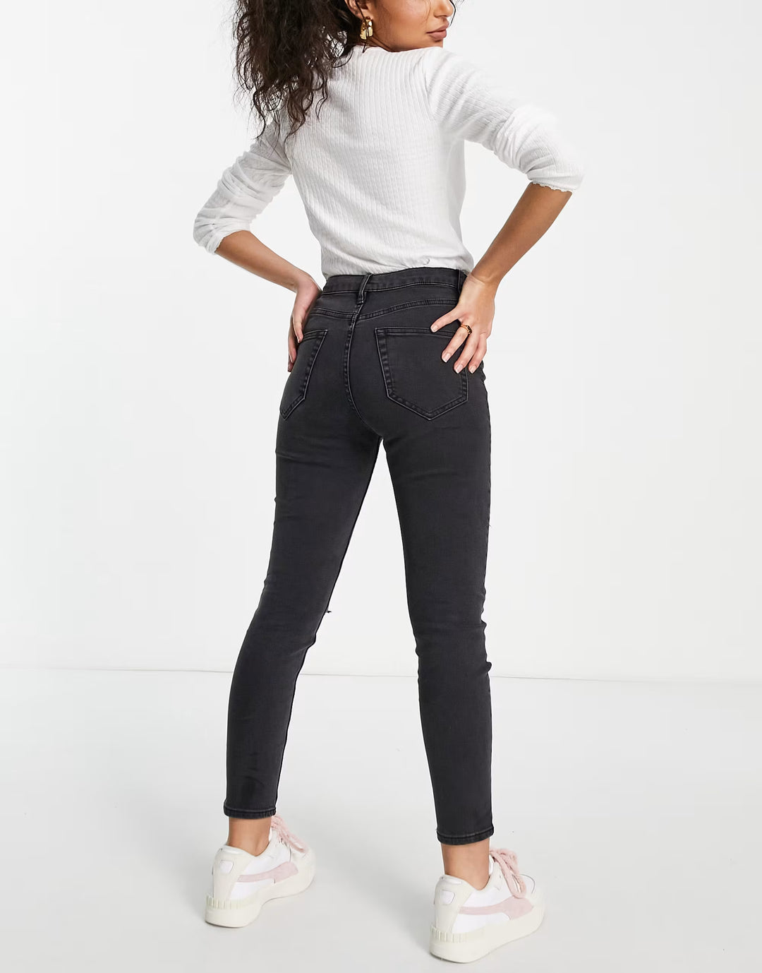 Jeans MISS SELFRIDGE, negru