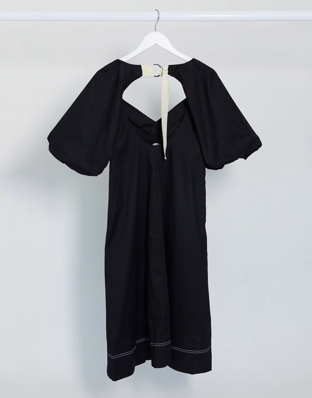 ASOS fekete midi ruha