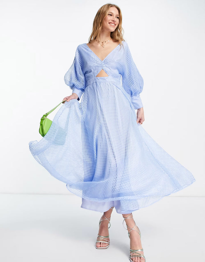 ASOS maxi ruha, kék
