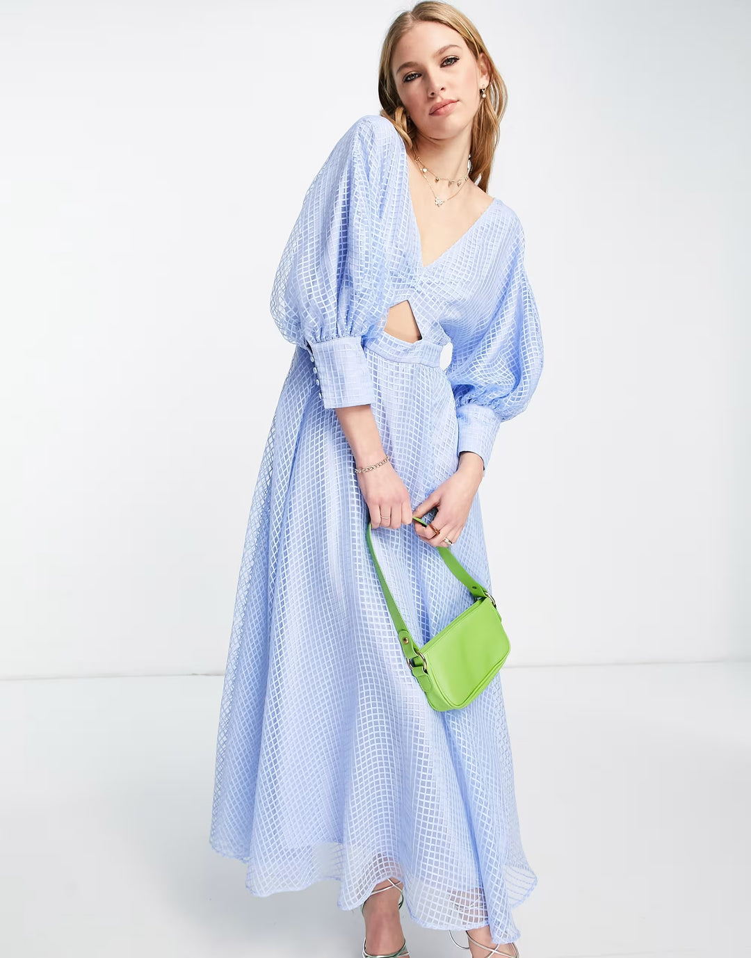 ASOS maxi ruha, kék
