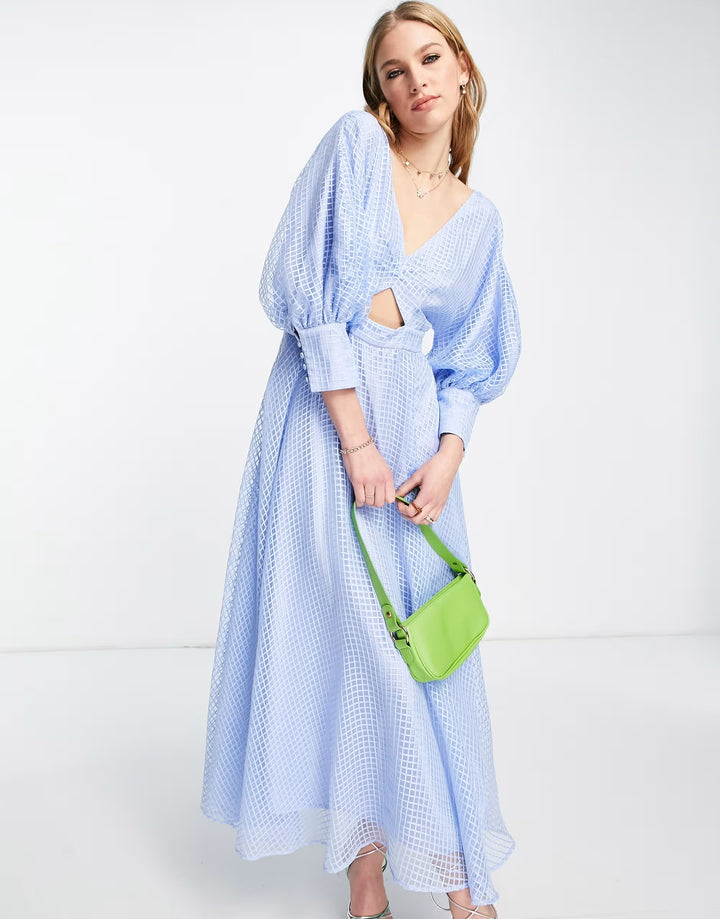 ASOS maxi ruha, kék