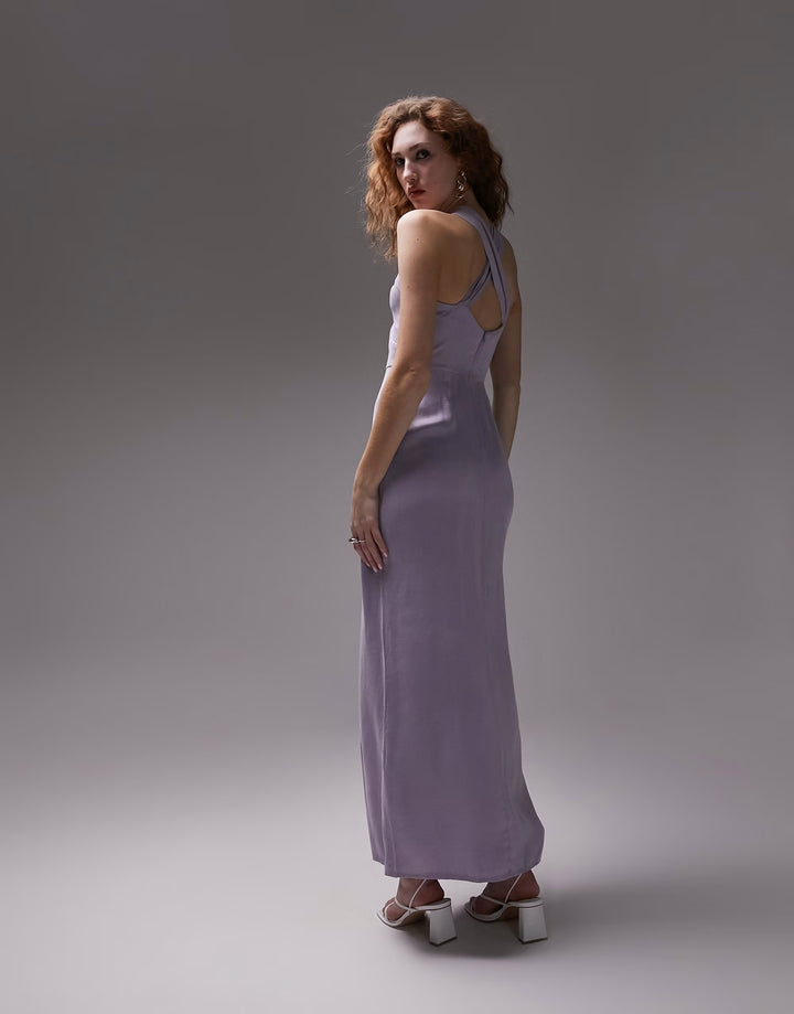 Rochie maxi ASOS, mov