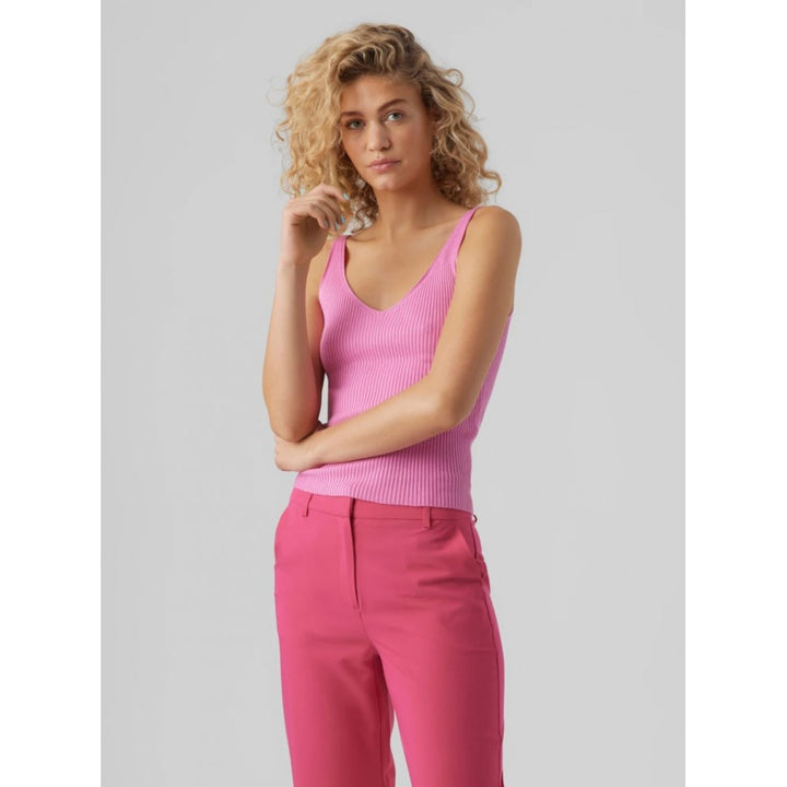 VERO MODA rózsaszín trikó