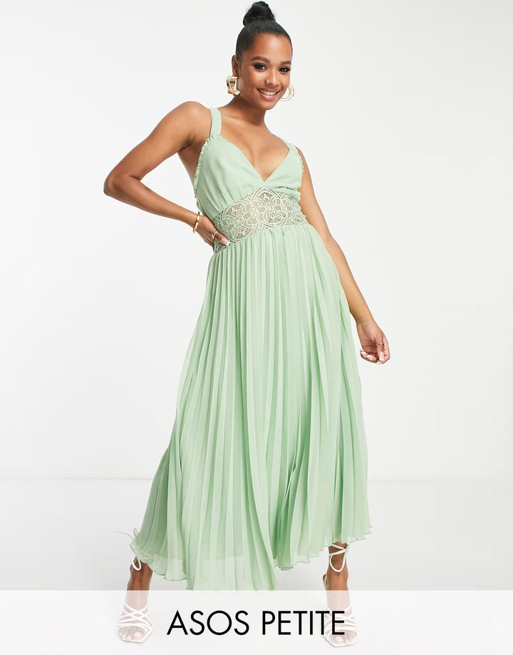 Rochie maxi ASOS, verde