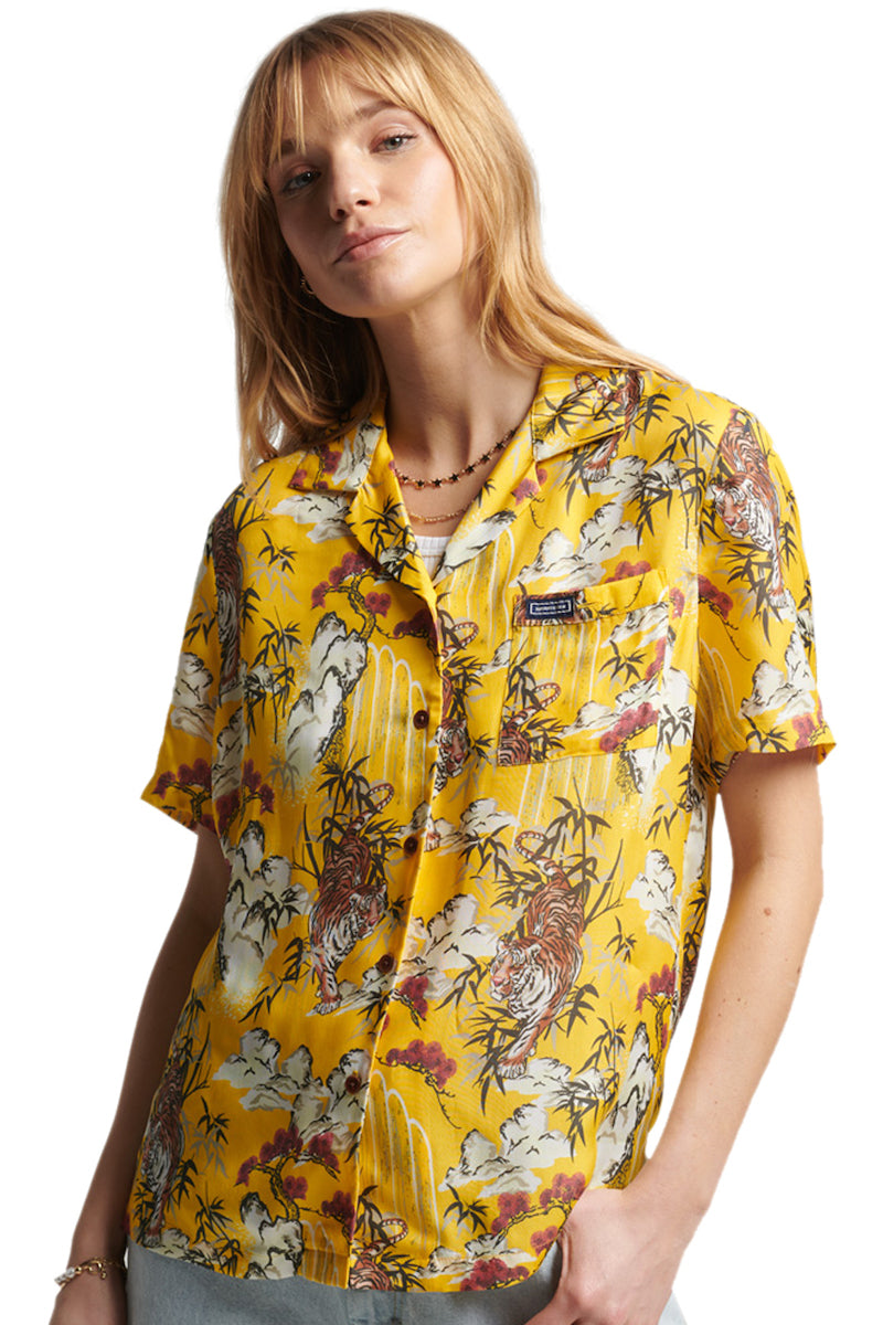 Cămașă cu mânecă scurtă SUPERDRY, mix culori