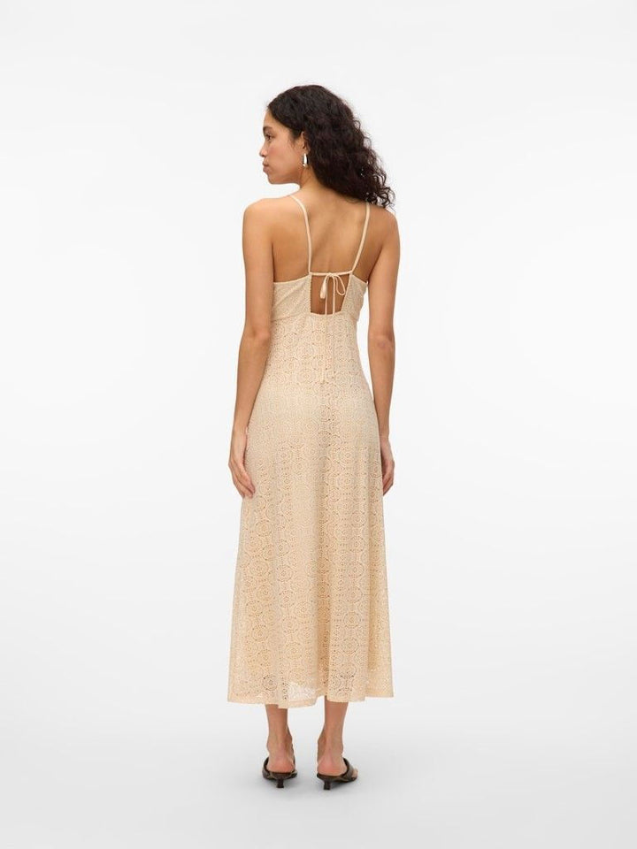 VERO MODA maxi ruha, bézs