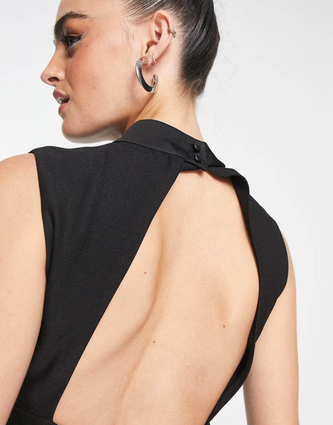 Salopetă lungă TOPSHOP, negru