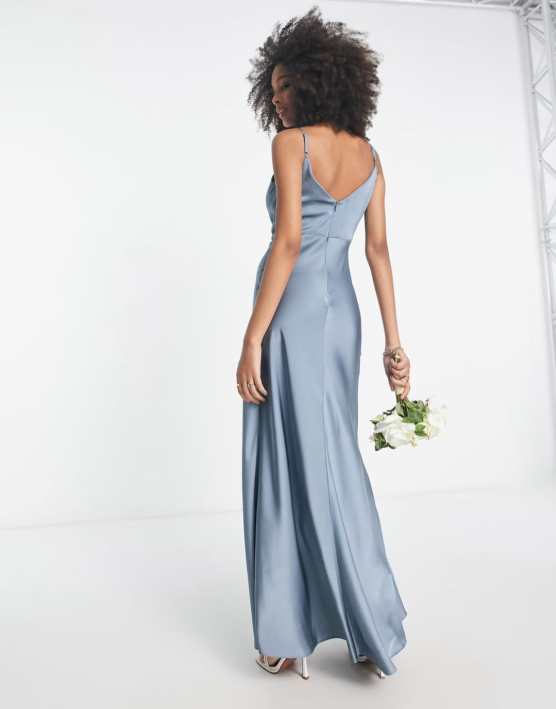 Rochie maxi ASOS, gri