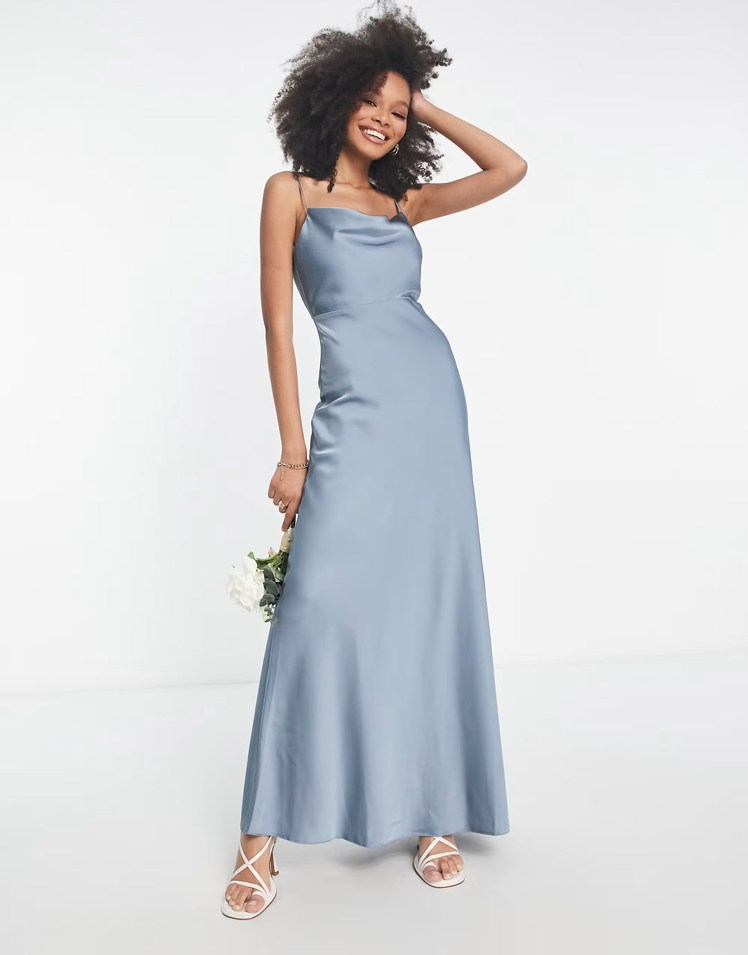Rochie maxi ASOS, gri