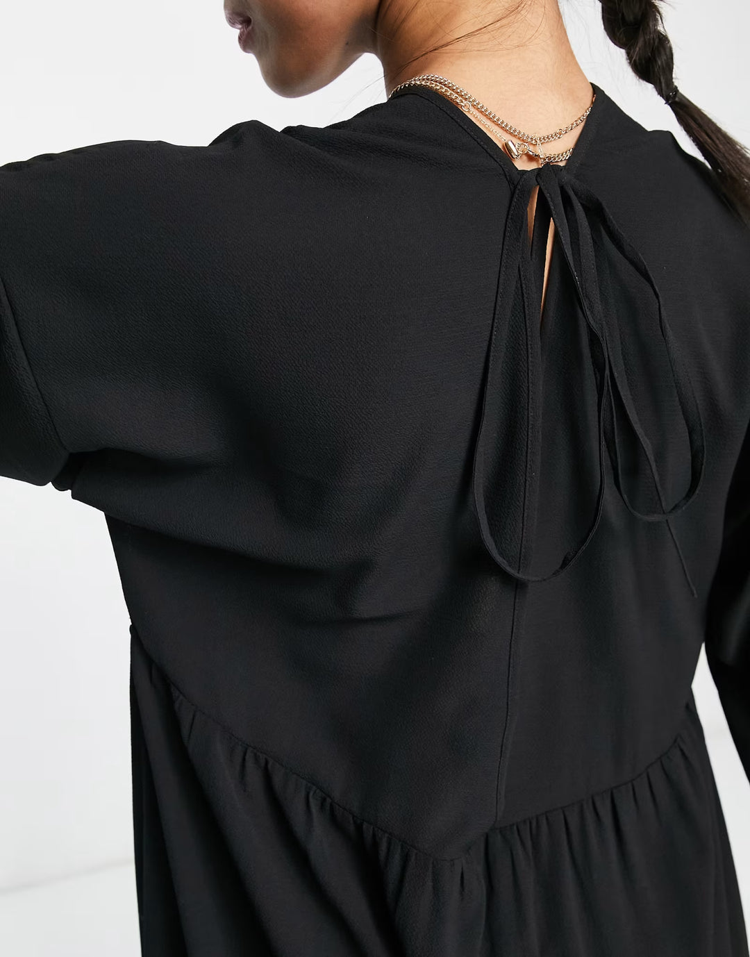 ASOS midi ruha, fekete