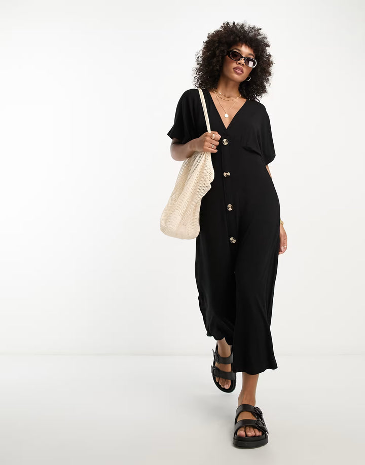 Rochie midi ASOS, negru