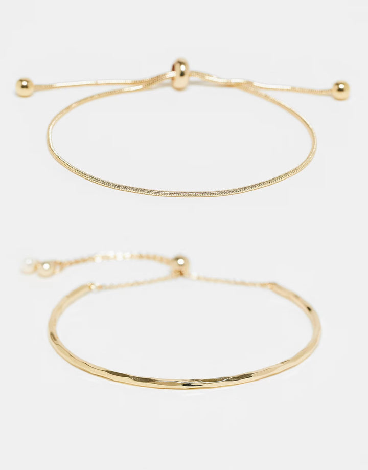 Set brățări ASOS, auriu