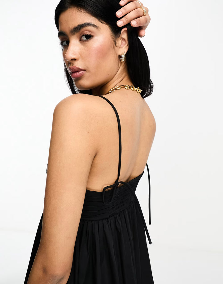 Rochie maxi ASOS, negru