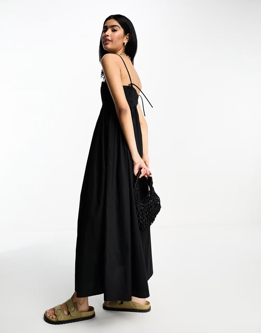 Rochie maxi ASOS, negru