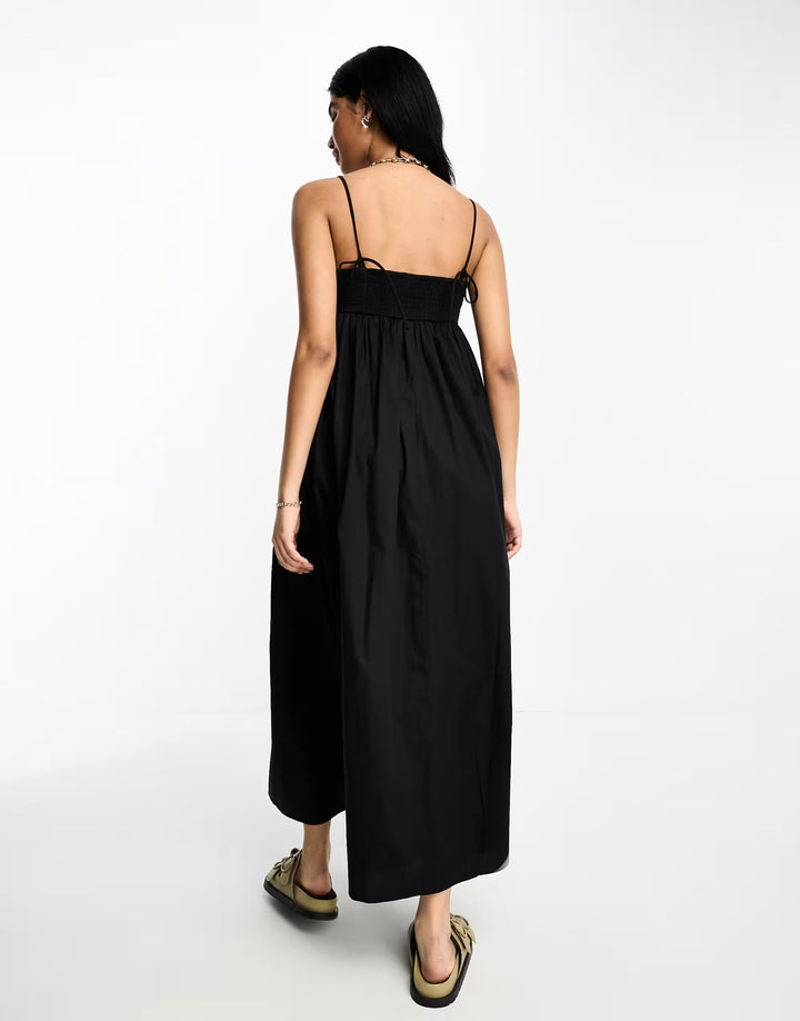Rochie maxi ASOS, negru