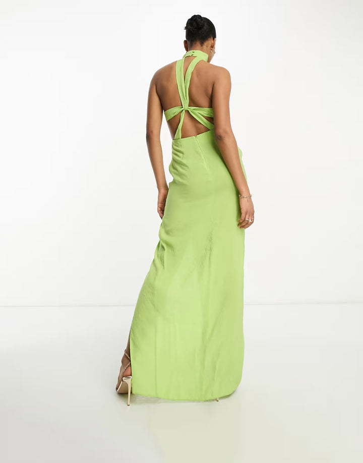 ASOS maxi ruha, zöld