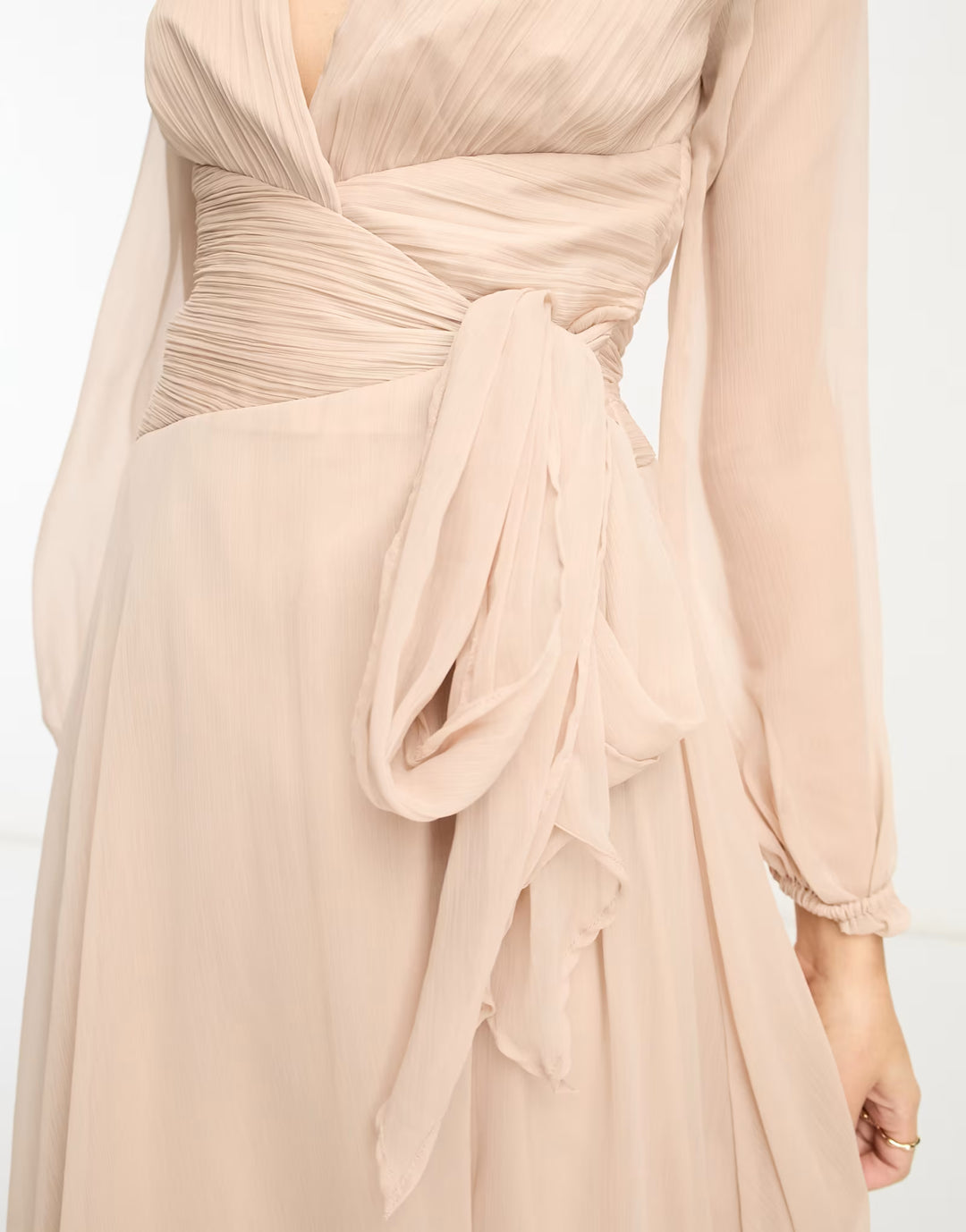 Rochie maxi Asos, bej