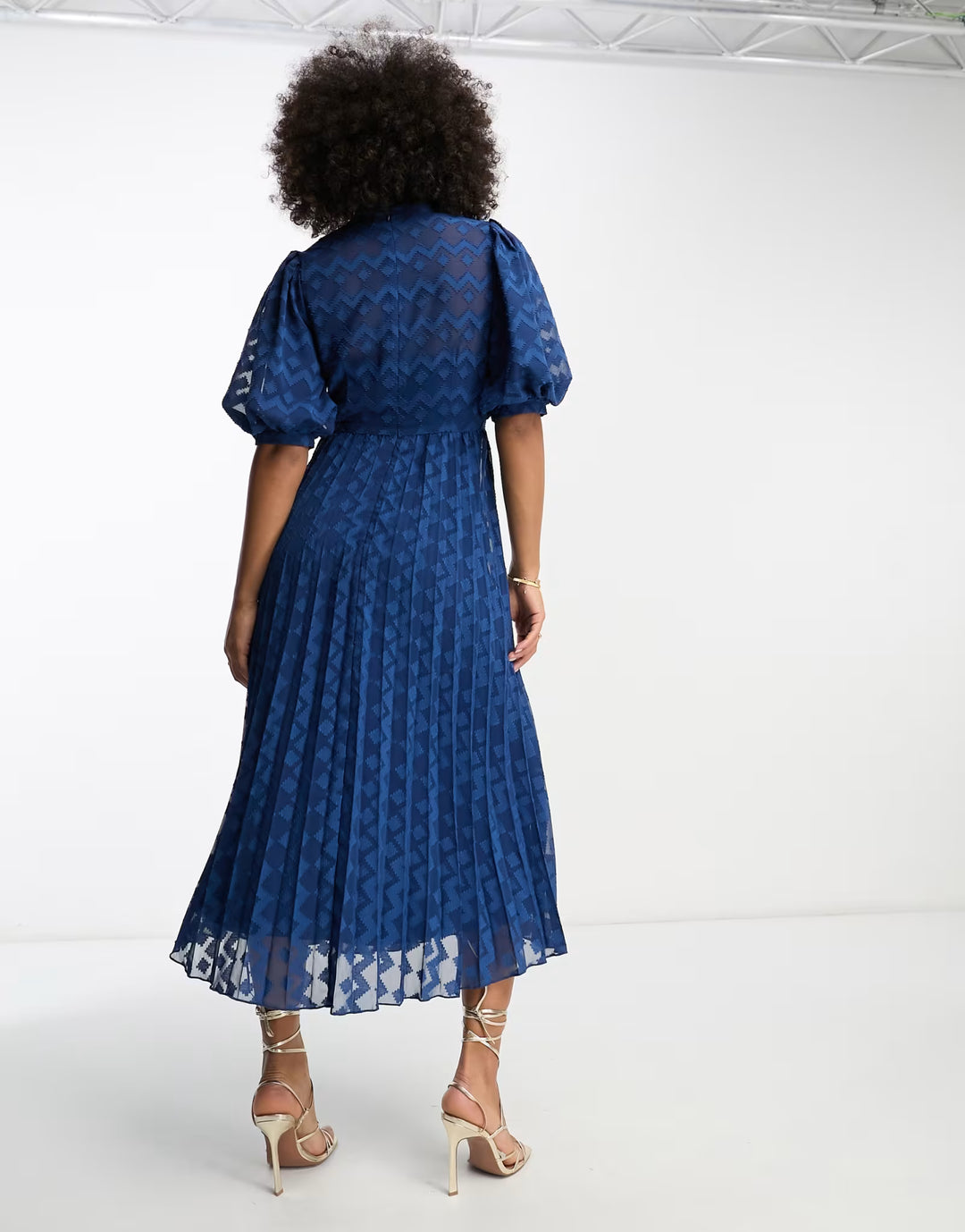 ASOS midi ruha, kék