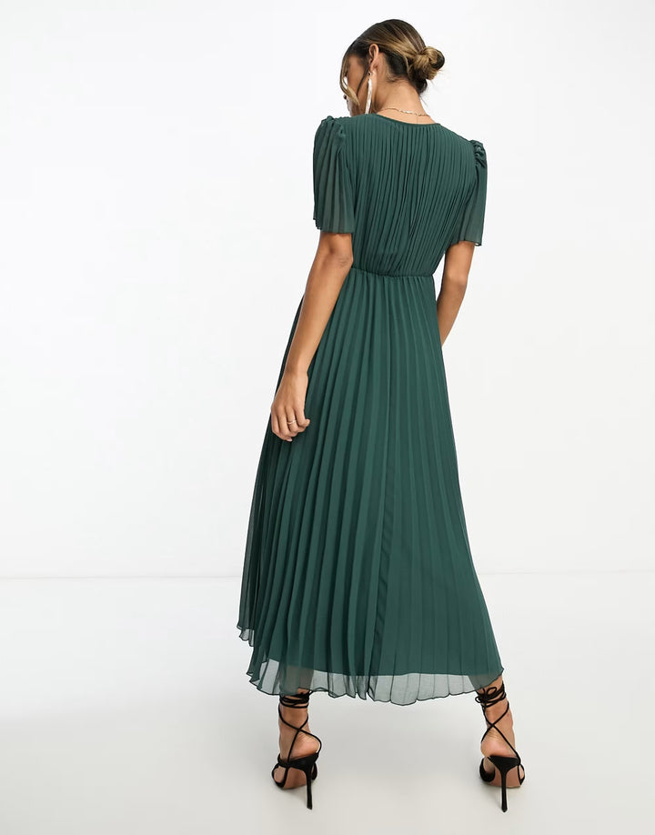 Rochie maxi ASOS, verde