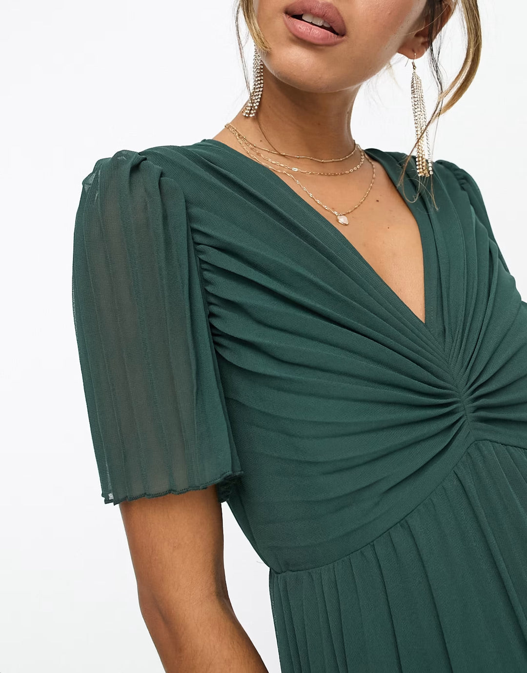 ASOS zöld midiruha