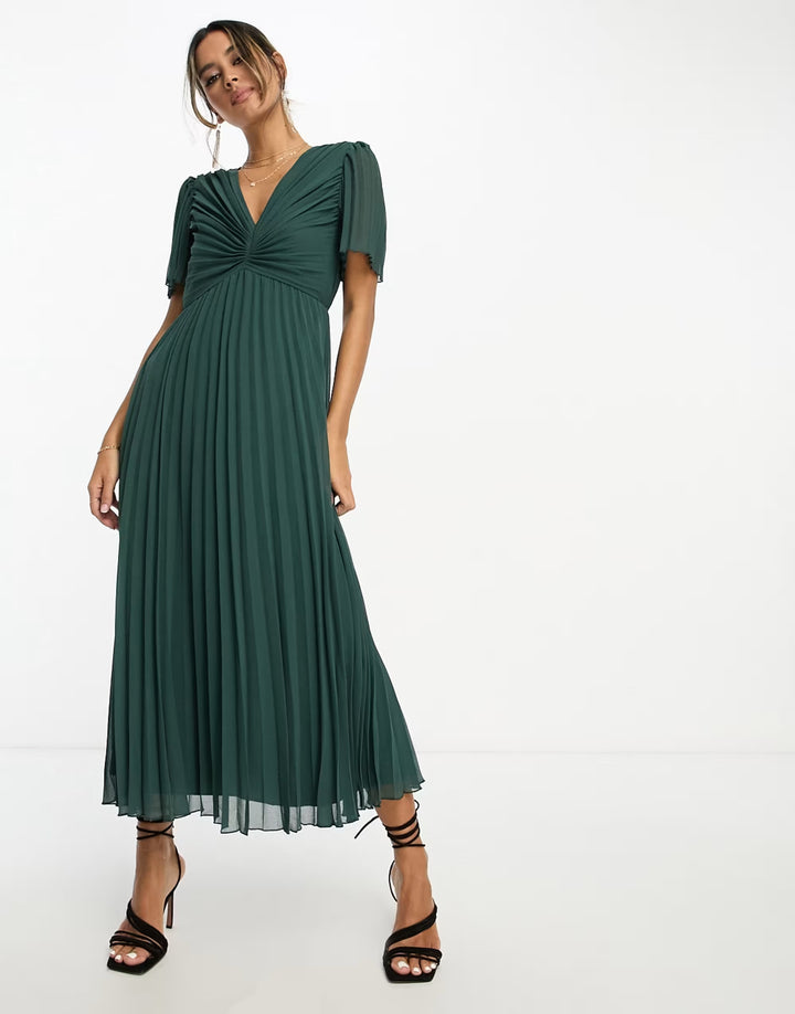 Rochie maxi ASOS, verde