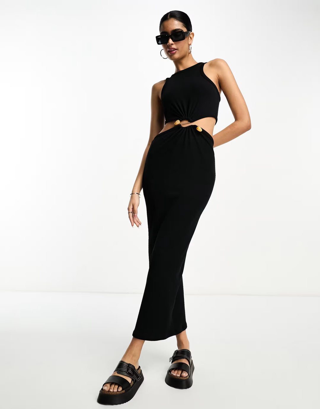 Rochie maxi ASOS, negru