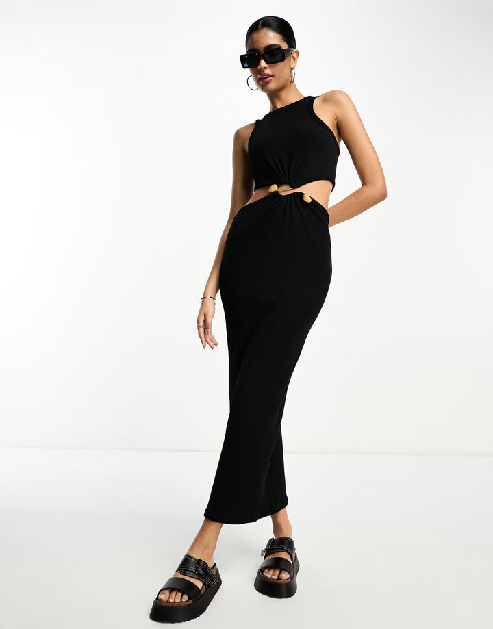 Rochie maxi ASOS, negru