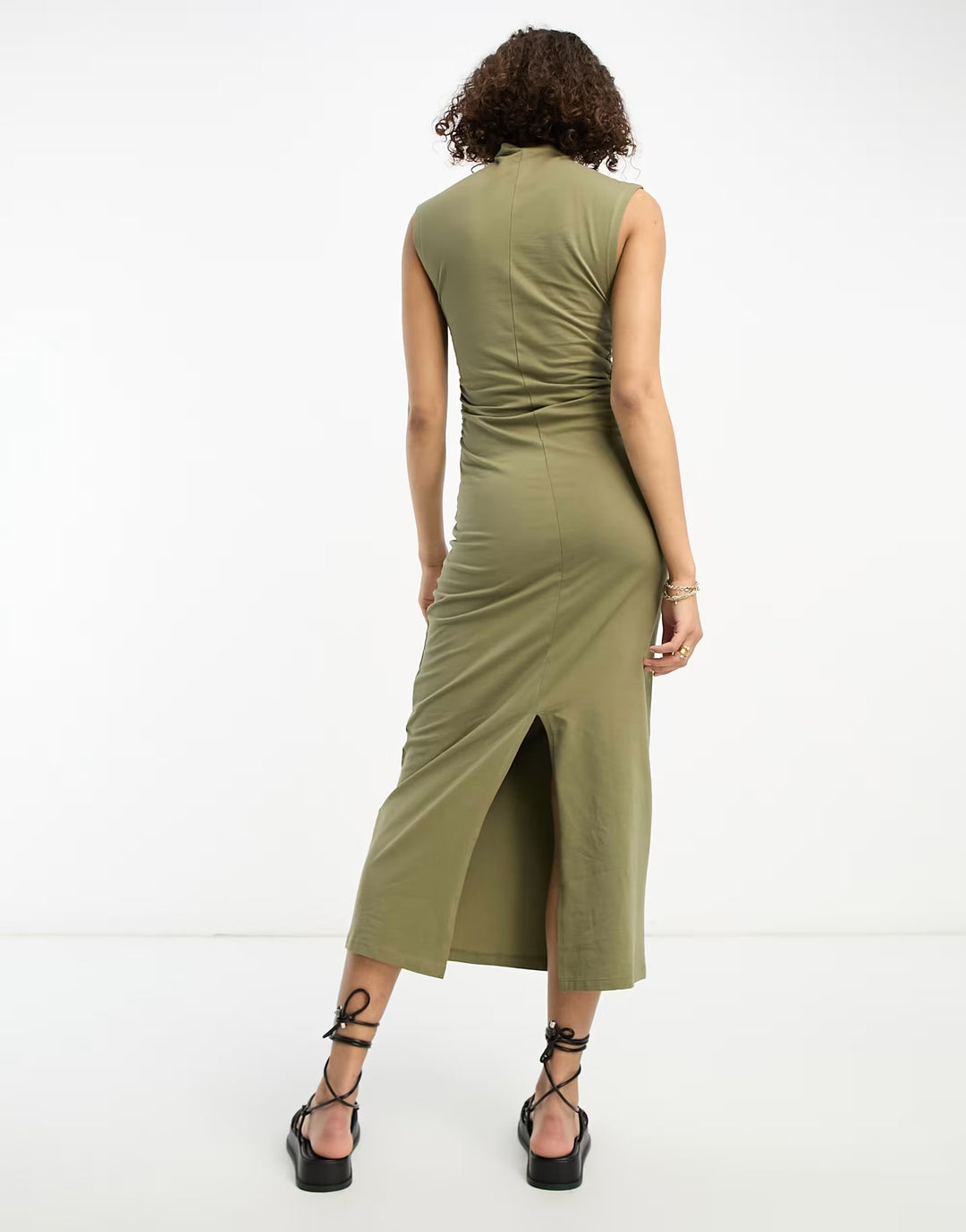 ASOS midi ruha, zöld