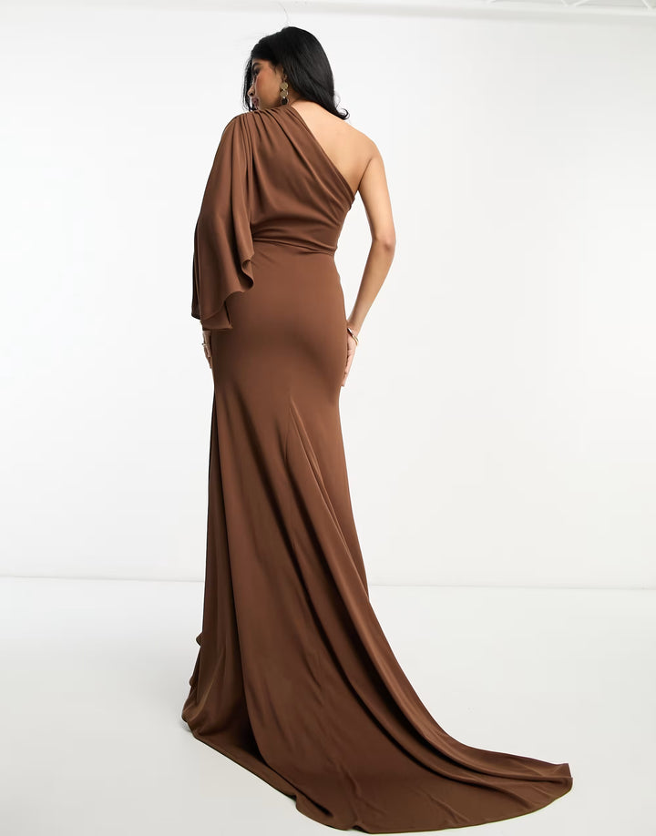 Rochie de ocazie ASOS, maro