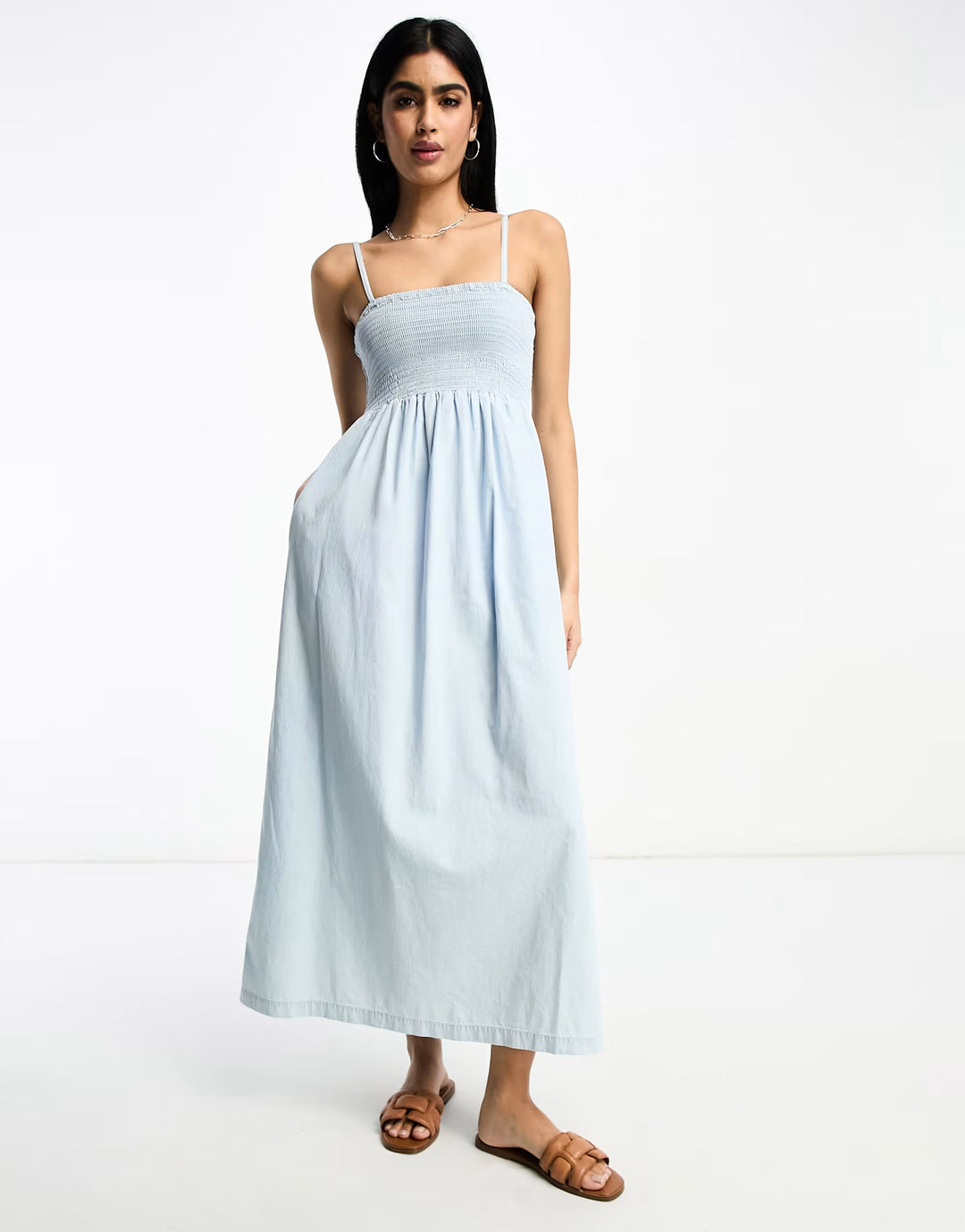 Rochie maxi ASOS, albastru