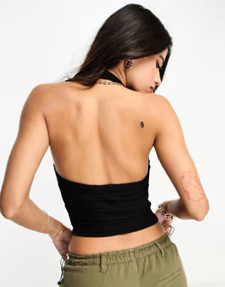 Top ASOS, negru