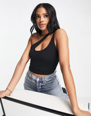 Top ASOS, negru