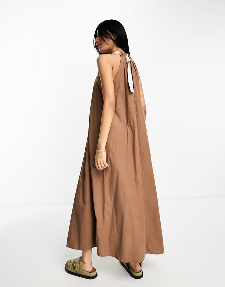 Rochie maxi ASOS, maro