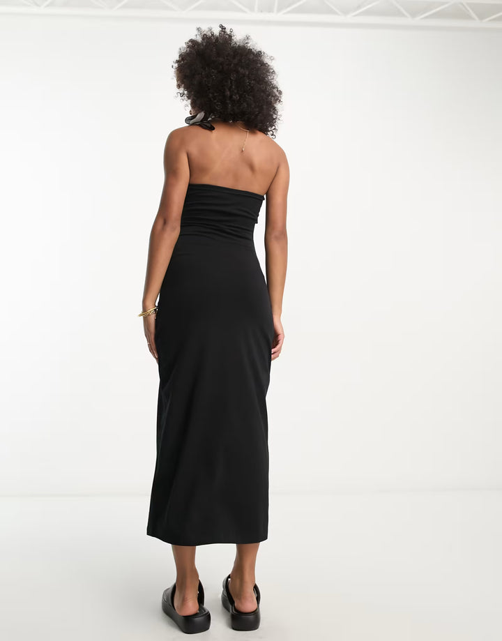 Asos maxi ruha, fekete
