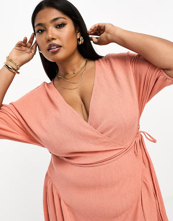 Rochie maxi ASOS, roz