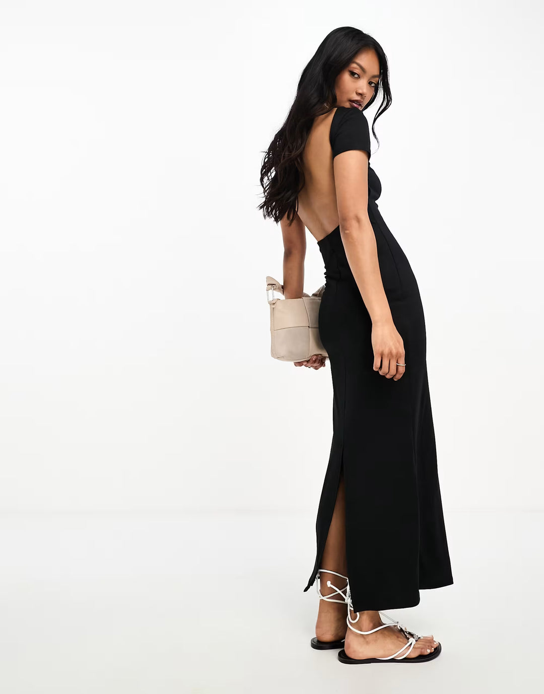 Rochie maxi ASOS, negru