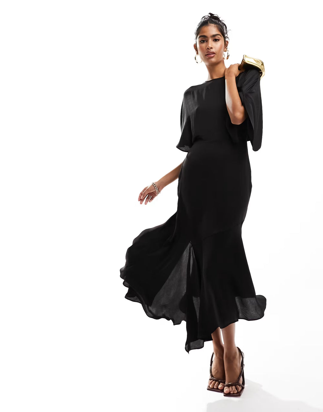 Rochie maxi ASOS, negru