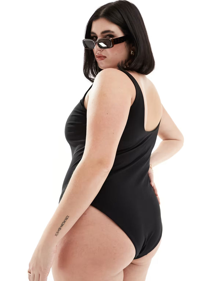 Costum de baie întreg ASOS, negru