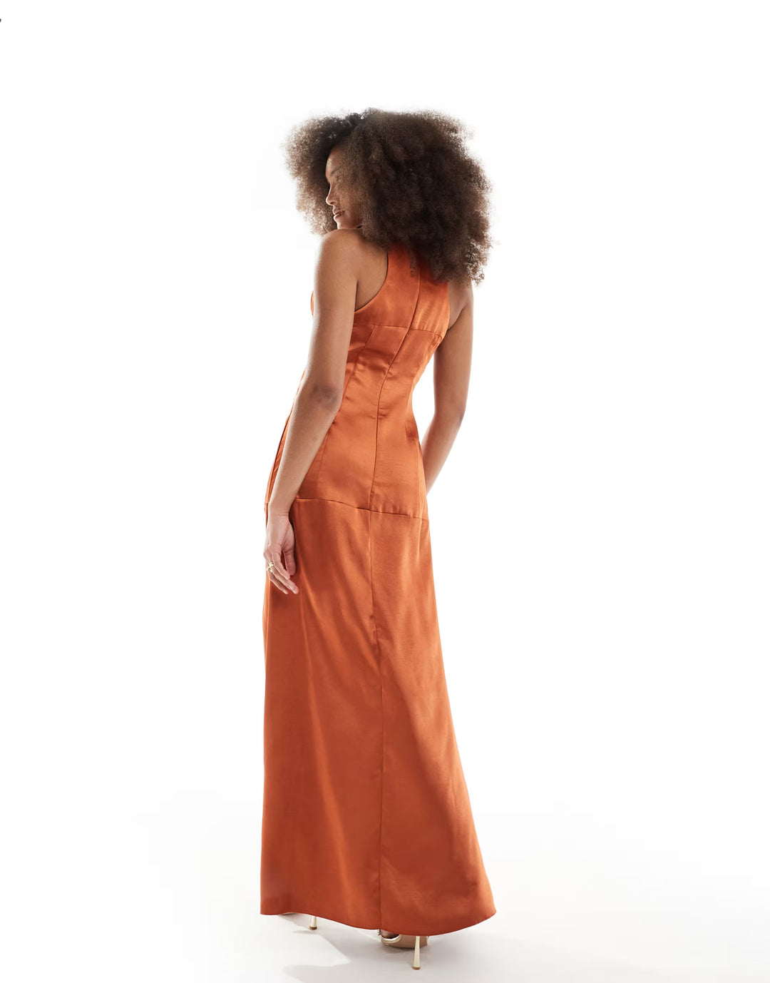 Rochie maxi ASOS, portocaliu