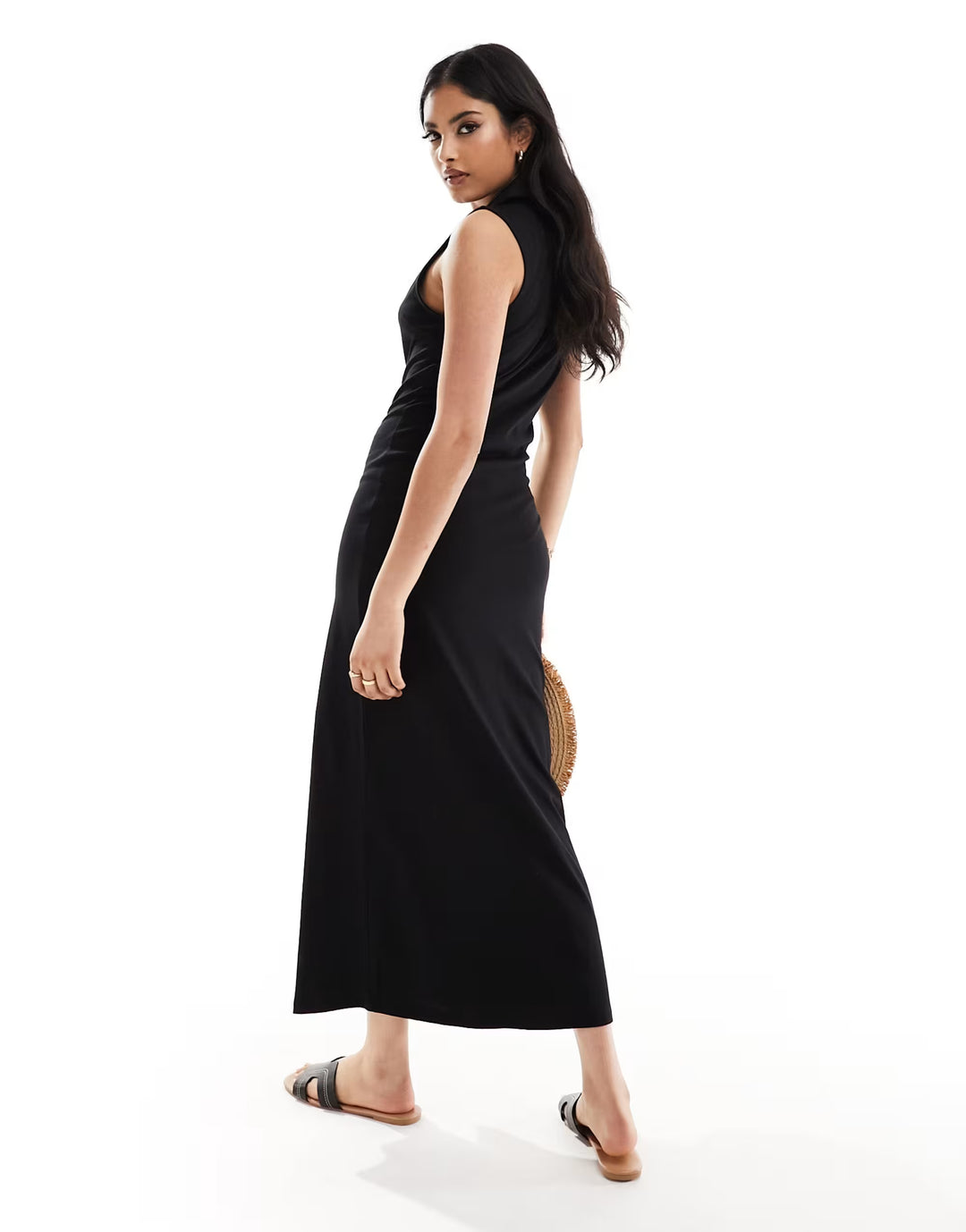 Rochie maxi ASOS, negru