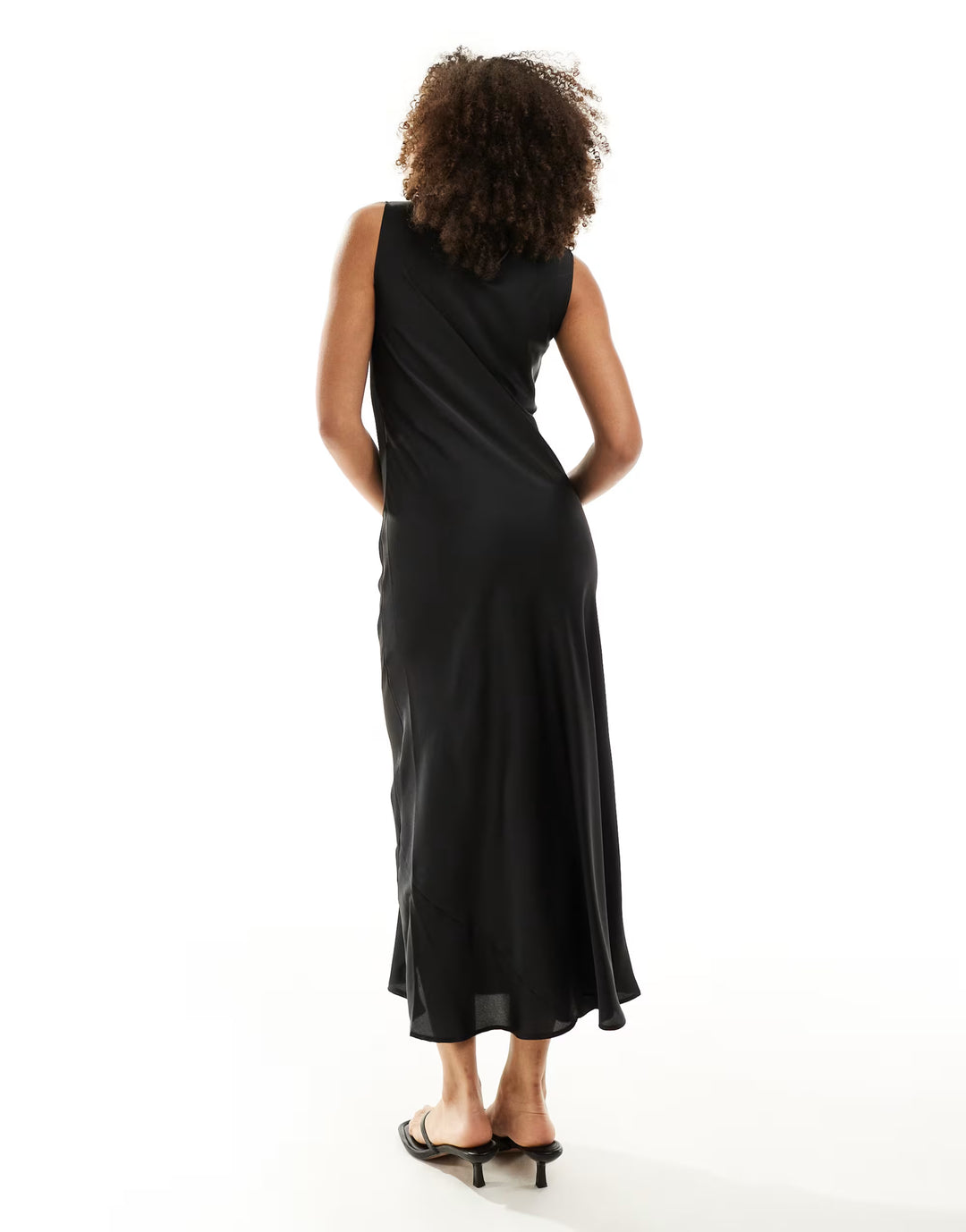 Rochie midi ASOS, negru